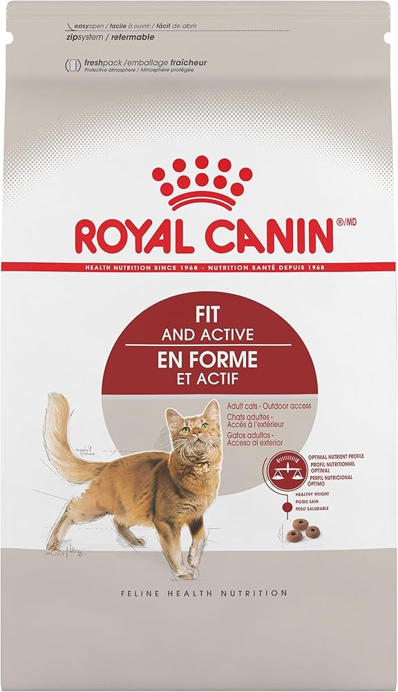 Royal Canin Fit and Active Dry Cat Food for Adult Cats
