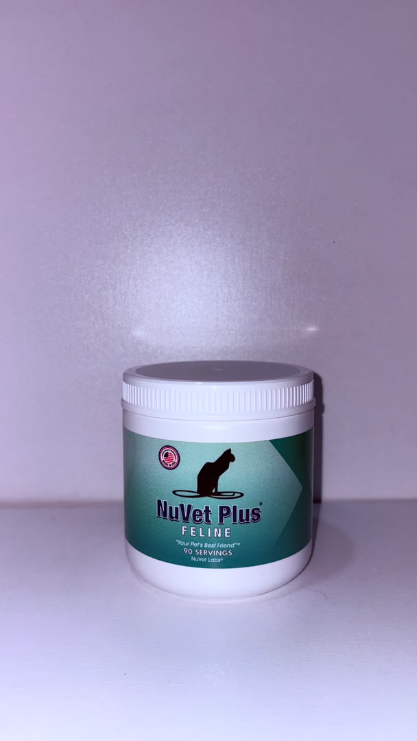 NuVet Plus Feline Nutritional Supplement – Immune Support Vitamins for Cats (90 Servings)