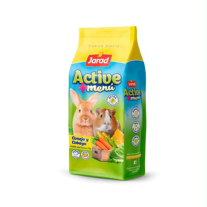 Jarad Active + Menú Rabbit and Guinea Pig Premium Feed