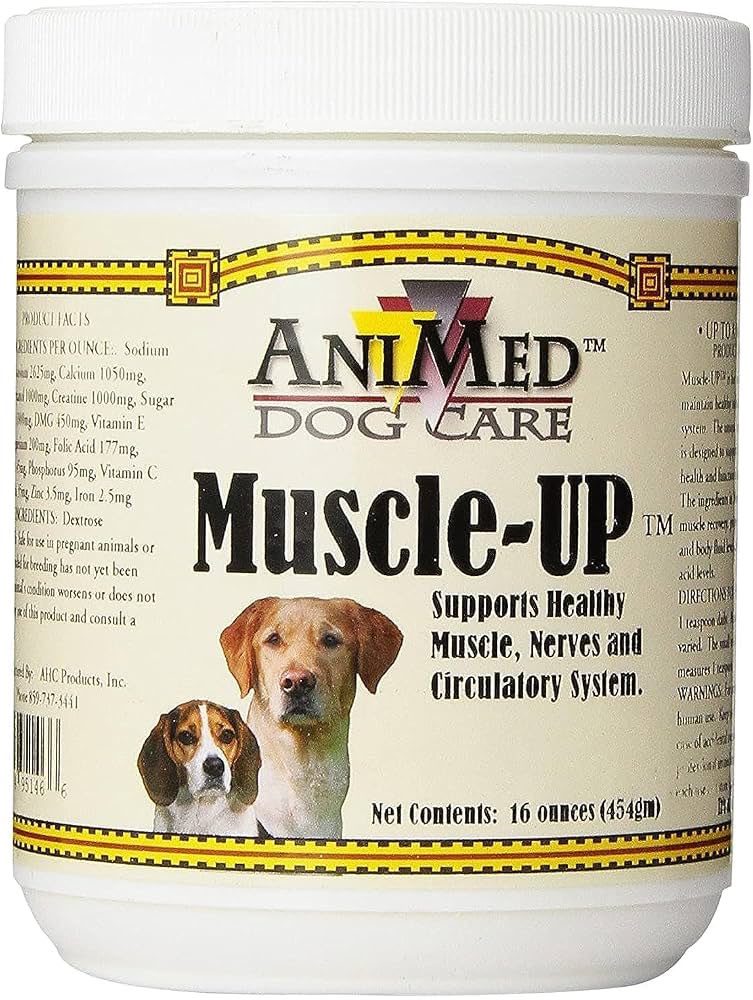AniMed Dog Care Muscle-UP Supplement Powder, 16 oz
