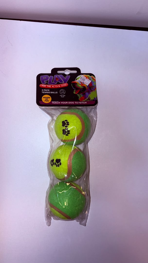 Play 3-Pack Tennis Balls for Active Dogs