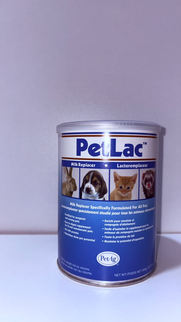 PetLac Milk Replacer Powder for Puppies, Kittens &amp; Small Animals – Complete Nutritional Formula (300g)