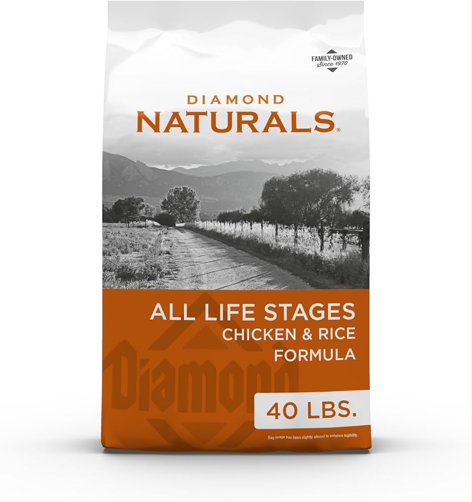 Diamond Naturals All Life Stages Dog Food – Chicken &amp;amp; Rice Formula with Probiotics (40 lb)