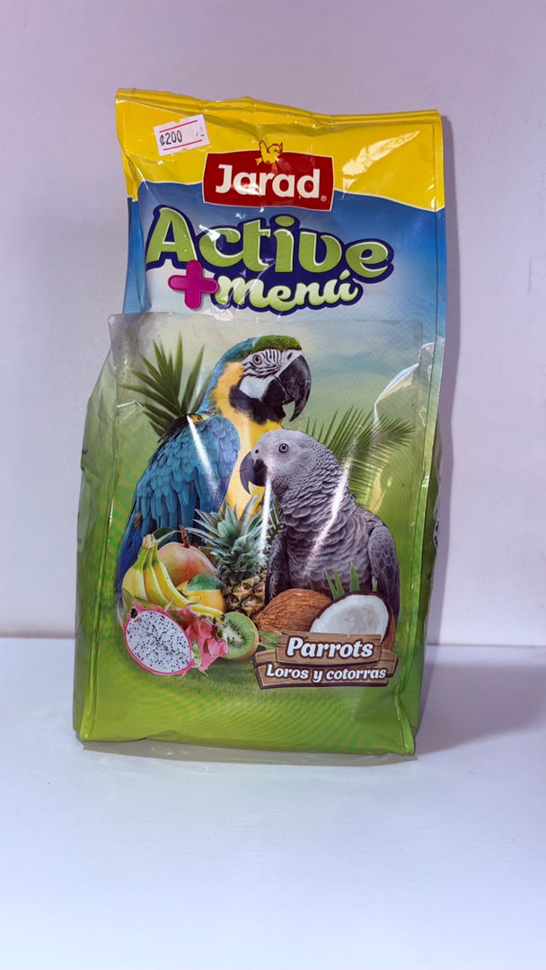 Jarad Active Menu Premium Parrot Food Mix – Nutrient-Rich Blend for Parrots, Loros &amp;amp;amp;amp;amp; Cockatiels